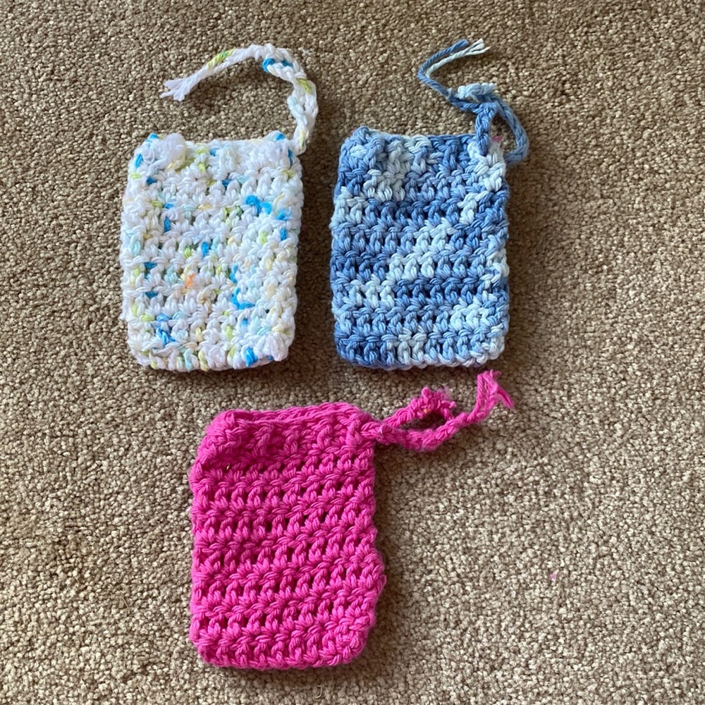Knitted Soap Bags